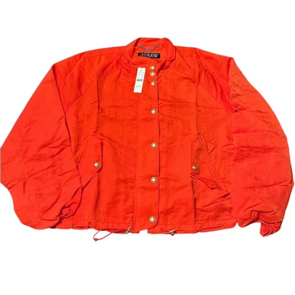 J. Crew Women’s Collection Lightweight Bomber Jacket Size XL NWT - Picture 2 of 4